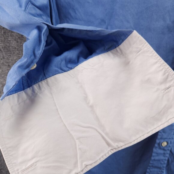 Gitman Bros Oxford Contrast Collar French Cuff USA All Cotton TTX 15.5 34 Shirt - Picture 5 of 16